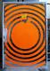 Vintage Mylar Blacklight Poster Boogey Man Orange Trance Mirror New York 1971