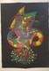 Vintage M. C. Escher Dragon Blacklight Poster 60s Psychedelic Decor Trippy Art