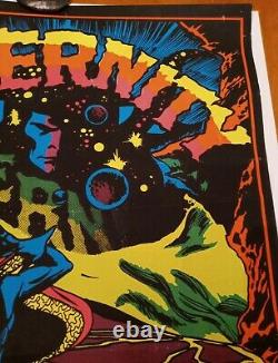 Vintage Marvel 1971 Third Eye Eternity Eternity Dr. Strange Black Light Poster