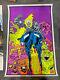 Vintage Marvel 1996 Ghost Rider Black Light Poster Funky Enterprises Rolled
