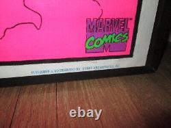 Vintage Marvel Black Light Poster HULK 1996 Funky Enterprises Inc. #401 35x23