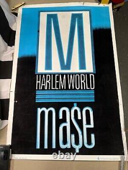 Vintage Mase Ma$e Harlem World Blacklight Posters 1998 90s Trippy Wall Art