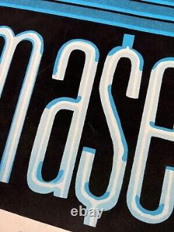 Vintage Mase Ma$e Harlem World Blacklight Posters 1998 90s Trippy Wall Art