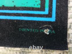 Vintage Moto Cross Felt Black Light 32 x 20 Poster USED