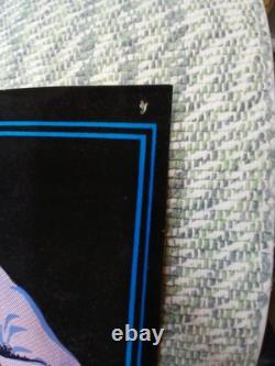 Vintage Moto Cross Felt Black Light 32 x 20 Poster USED