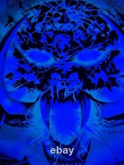 Vintage Motorhead Over Kill Blacklight Poster 35x23 Very Rare France Pressing