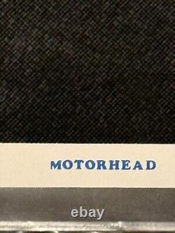 Vintage Motorhead Over Kill Blacklight Poster 35x23 Very Rare France Pressing