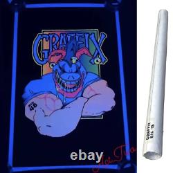 Vintage NOS 1997 Graffix Boxer Big 48 Flocked Blacklight 23x25 Poster NEW OPEN