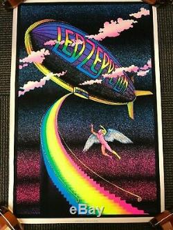 Vintage NOS Blacklight Poster Stairway to Heaven 960 23 x 35 Rare Led Zeppelin