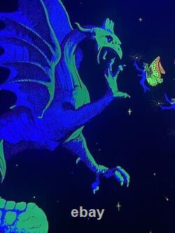 Vintage Nos Rare 1971 Phantasy Encounter Richard Frickmann Blacklight Poster