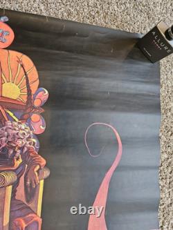 Vintage OG 1971 He Is Coming Rep Dist Inc Ft Lauderdale Blacklight Poster RARE