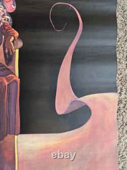 Vintage OG 1971 He Is Coming Rep Dist Inc Ft Lauderdale Blacklight Poster RARE