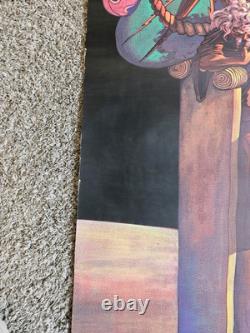 Vintage OG 1971 He Is Coming Rep Dist Inc Ft Lauderdale Blacklight Poster RARE