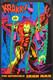 Vintage Original Iron Man 1971 Marvel Third Eye Black Light Poster Nm R085