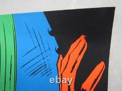 Vintage ORIGINAL Iron Man 1971 Marvel Third Eye Black Light Poster NM R085 Vintage ORIGINAL Iron Man 1971 Marvel Third Eye Black Light Poster NM R085