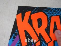 Vintage ORIGINAL Iron Man 1971 Marvel Third Eye Black Light Poster NM R085