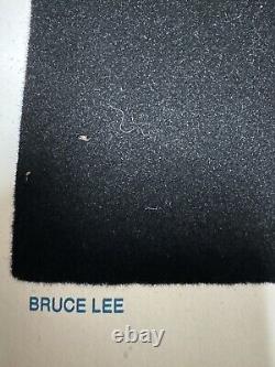 Vintage On Stop Posters Bruce Lee Kung Fu Black Light Poster Flocked 35 x 23