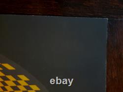 Vintage Op-Art Psychedelic Blacklight Poster Victor Vasarely 60s 70s Headshop