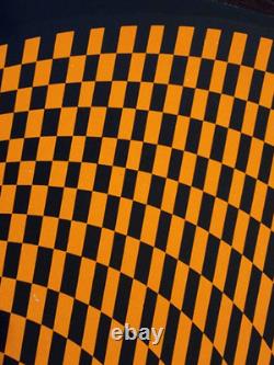 Vintage Op-Art Psychedelic Blacklight Poster Victor Vasarely 60s 70s Headshop