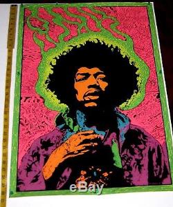Vintage Orig. J. Hendrix The Experienced Black Light Poster/Joe Roberts, Jr. /NICE