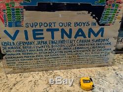 Vintage/OriginalPoster PrintsSupport Our Boys in Vietnam Blacklight Poster