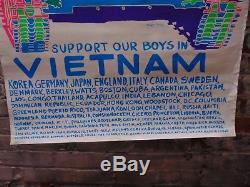 Vintage/OriginalPoster PrintsSupport Our Boys in Vietnam Blacklight Poster
