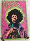 Vintage Original 1960s Jimi Hendrix Blacklight Poster Joe Robert Jr Rare