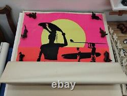 Vintage Original 1966 The Endless Summer Blacklight Movie 1960s ROLLED Poster