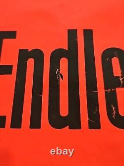 Vintage Original 1966 The Endless Summer Blacklight Movie Poster 60s Surfing