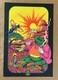 Vintage Original 1970 Time Out In Time Blacklight Poster 70s Frog Fantasy Trip