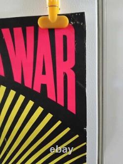 Vintage Original 1970s Suppose They Gave A War Blacklight Antiwar Poster