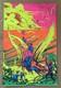 Vintage Original 1971 Houston Blacklight Weird Children Poster 70s Fantasy