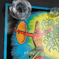 Vintage Original 1971 PERSEUS Murray Skoff Blacklight Poster NOS SEALED P18