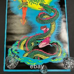 Vintage Original 1971 PERSEUS Murray Skoff Blacklight Poster NOS SEALED P18