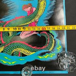 Vintage Original 1971 PERSEUS Murray Skoff Blacklight Poster NOS SEALED P18