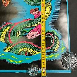 Vintage Original 1971 PERSEUS Murray Skoff Blacklight Poster NOS SEALED P18