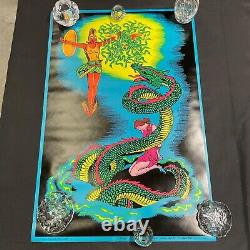 Vintage Original 1971 PERSEUS Murray Skoff Blacklight Poster NOS SEALED P18