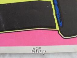 Vintage Original 1976 ACE Motocross / Supercross Blacklight Poster 23x28.75