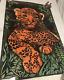 Vintage Original Blacklight Poster Cub Cheetah/cougar/cat