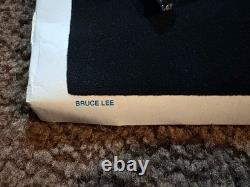 Vintage Original Bruce Lee Kung Fu Blacklight Poster Black Light 23 x 35 Flocked