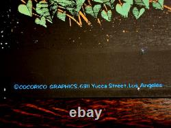 Vintage Original Mescalito Mezcalito Blacklight Poster Rick Griffin 1968 Peyote