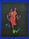 Vintage Original Psychedelic John Lennon Blacklight Poster Black Light Beatles