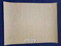 Vintage Original Psychedelic John Lennon Blacklight Poster Black Light Beatles