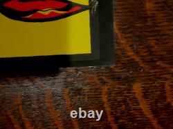 Vintage Original THE TRIP Psychedelic Blacklight Poster 1970 Houston LSD Acid