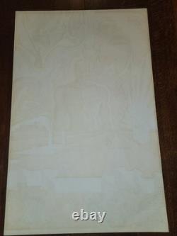 Vintage Original THE TRIP Psychedelic Blacklight Poster 1970 Houston LSD Acid