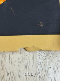 Vintage Pandora Productions 1968 Black Light Poster 47 Art David Friedman Worn