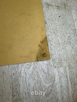 Vintage Pandora Productions 1968 Black Light Poster 47 Art David Friedman Worn