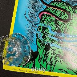 Vintage Pegasus and Bellerophon 1971 Black Light Poster NOS UNUSED P18
