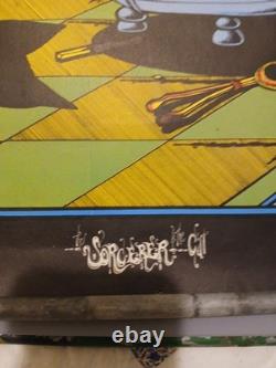Vintage Petagno 1972 Sorcerer & the Cat Mouse Rat Blacklight Poster