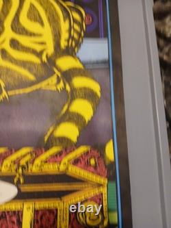 Vintage Petagno 1972 Sorcerer & the Cat Mouse Rat Blacklight Poster